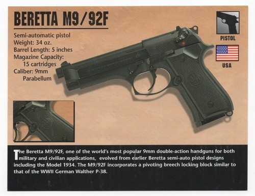 Scheda armi fuoco - da, beretta