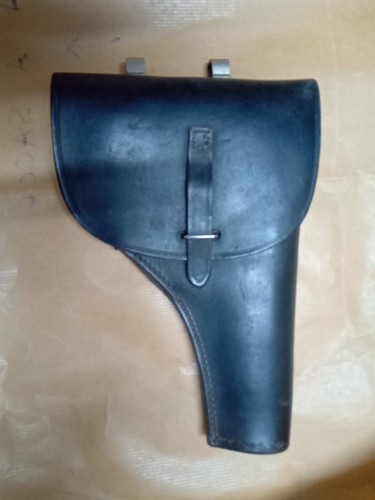 Fondina bauletto cuoio nero