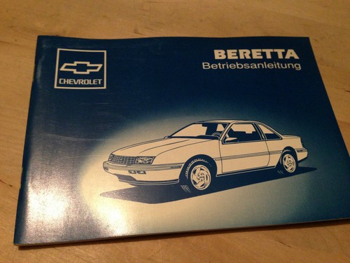 Chevrolet beretta manuale - beretta,
